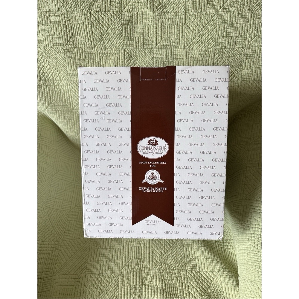 Gevalia Connoisseur Home Concepts 10 Cup Coffee Maker White GM-410W New Open Box